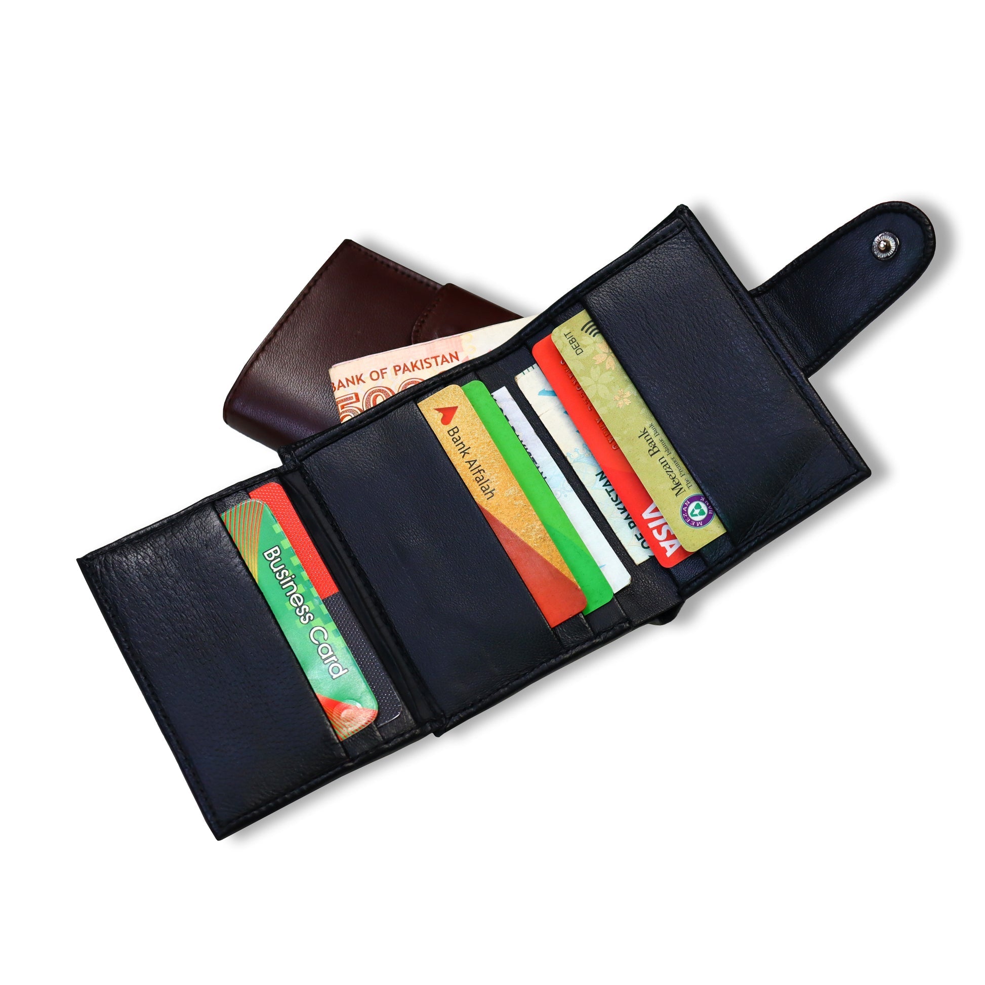 Button Closure Wallet