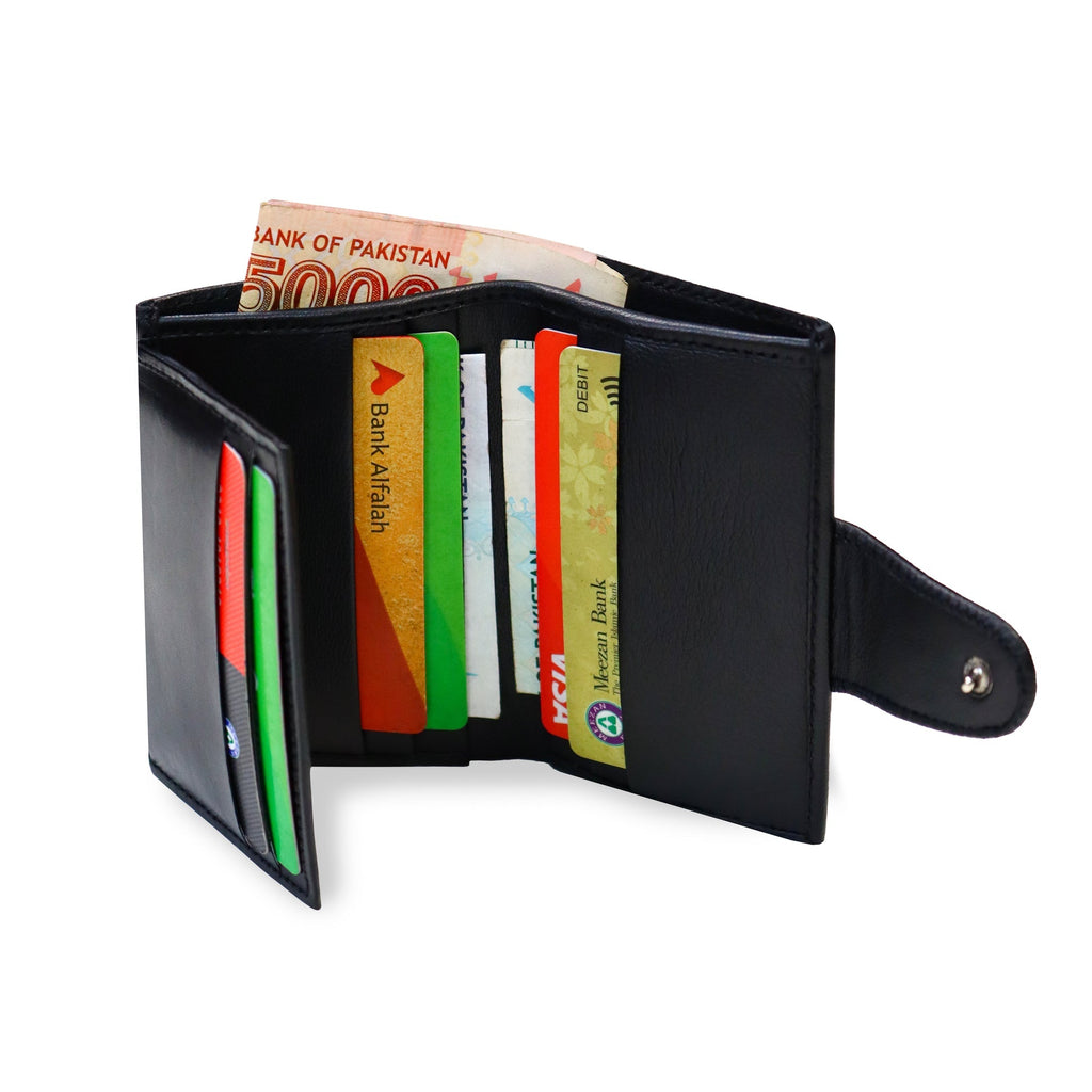 Button Closure Wallet