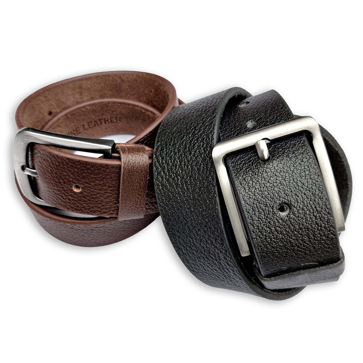 Double Coated Formal Leather Belt