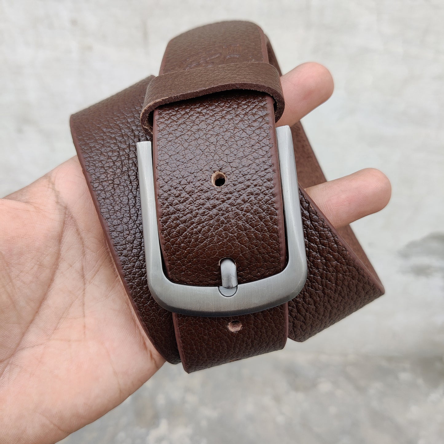 Double Coated Formal Leather Belt