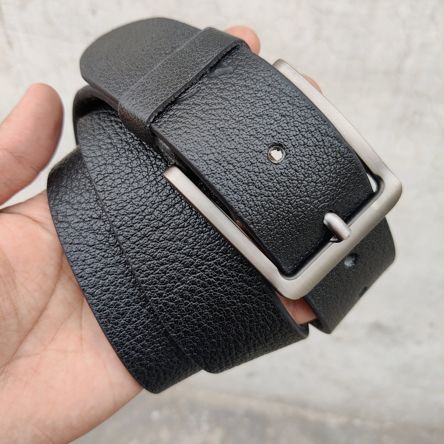 Double Coated Formal Leather Belt